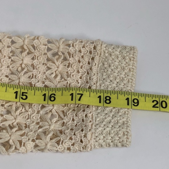 Volcom Stone Row Crochet Mini Fringe Dress M - Picture 7 of 8